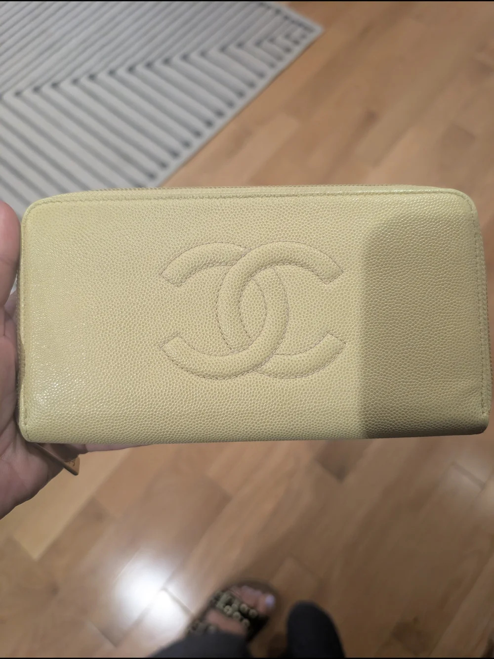 CHANEL zip around